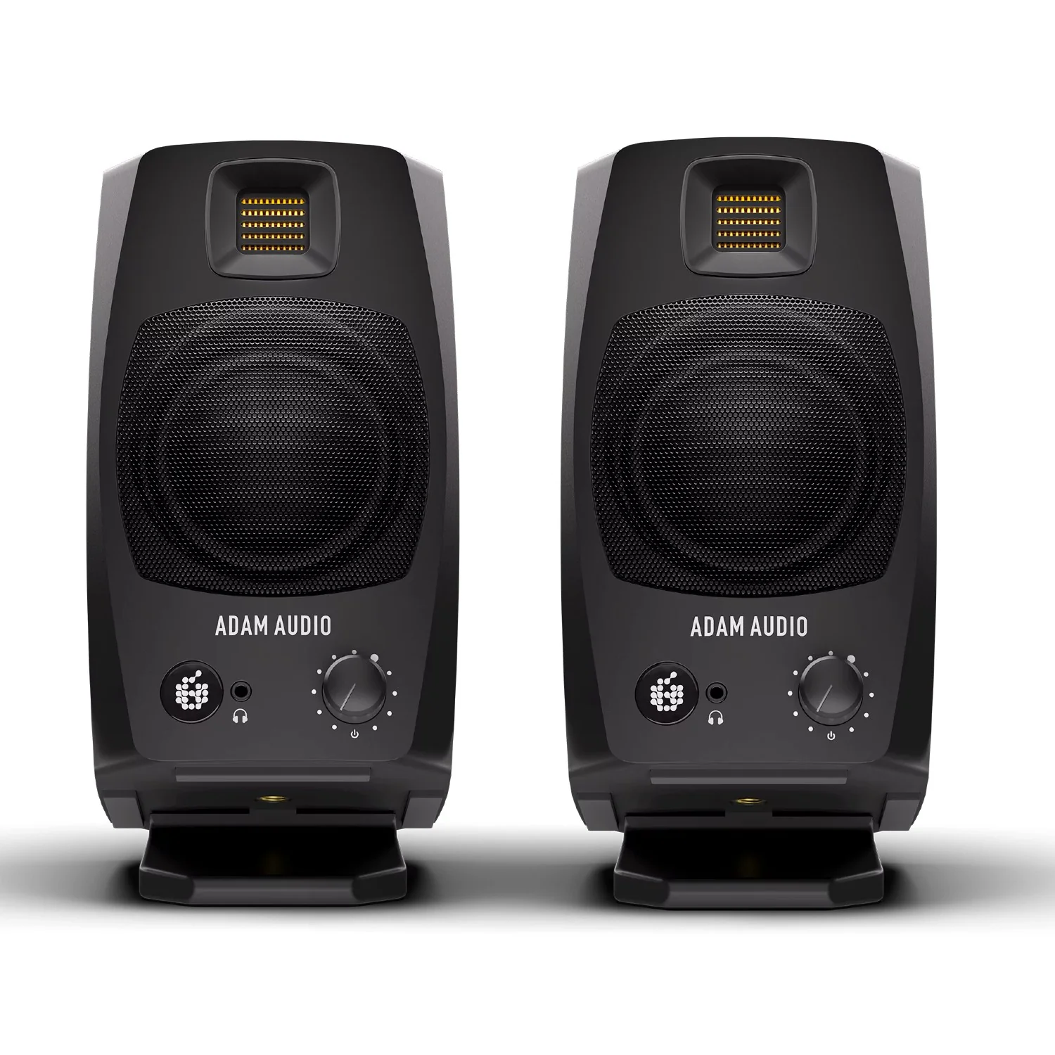 Adam Audio D3V Active Desktop Monitoring - Pair - Black