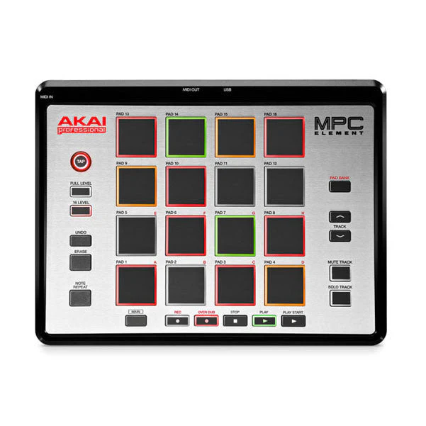 Akai MPC Element Groove Production Hardware Control Surface & Software