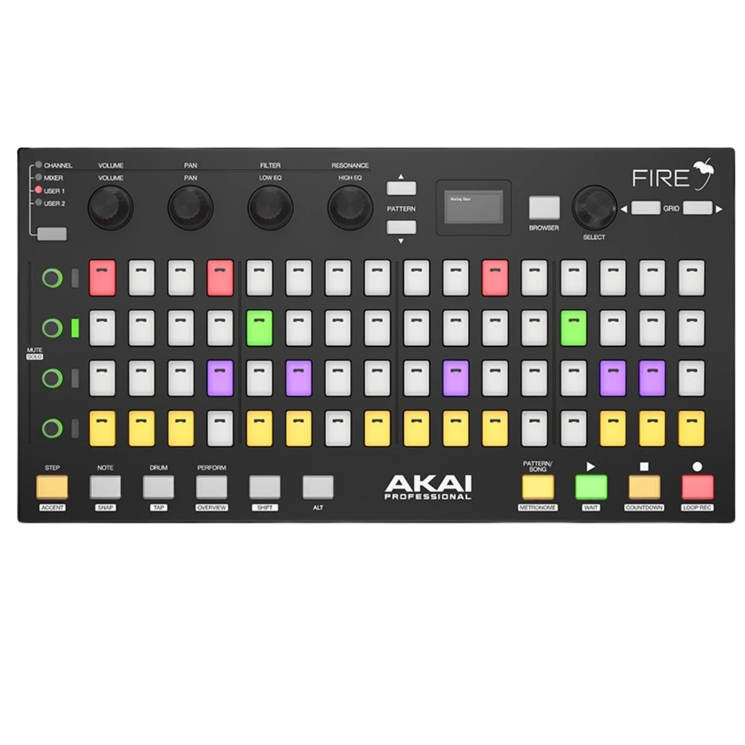 Akai Professional Fire Grid Controller Interface For Fl-Studio