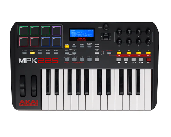 Akai Professional MPK225 USB/iOS MIDI Controller Keyboard With MPC Beats Software Pack
