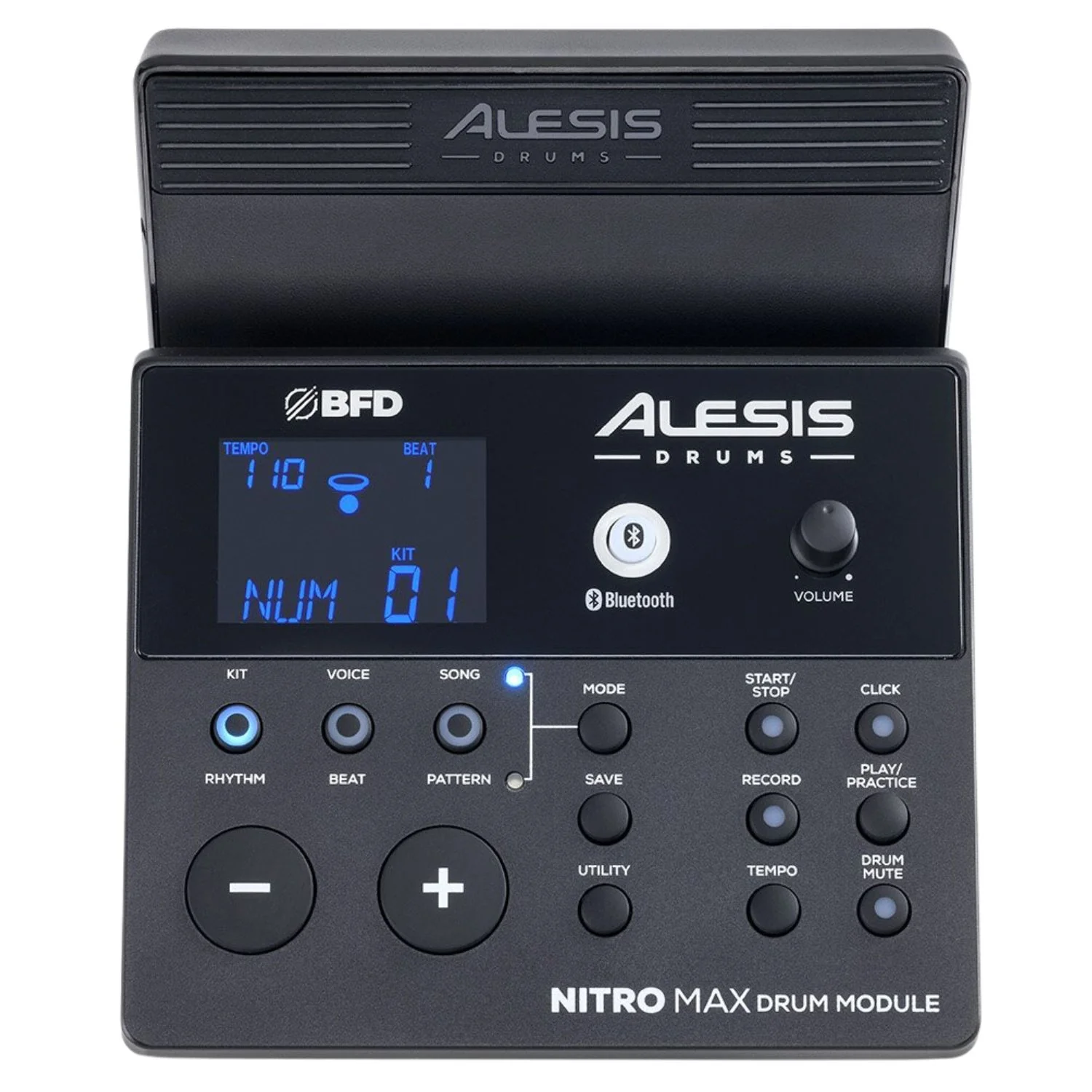 Alesis Nitro Max Kit Eight Piece Electronic Drum Kit with Mesh Heads and Bluetooth - Image 10