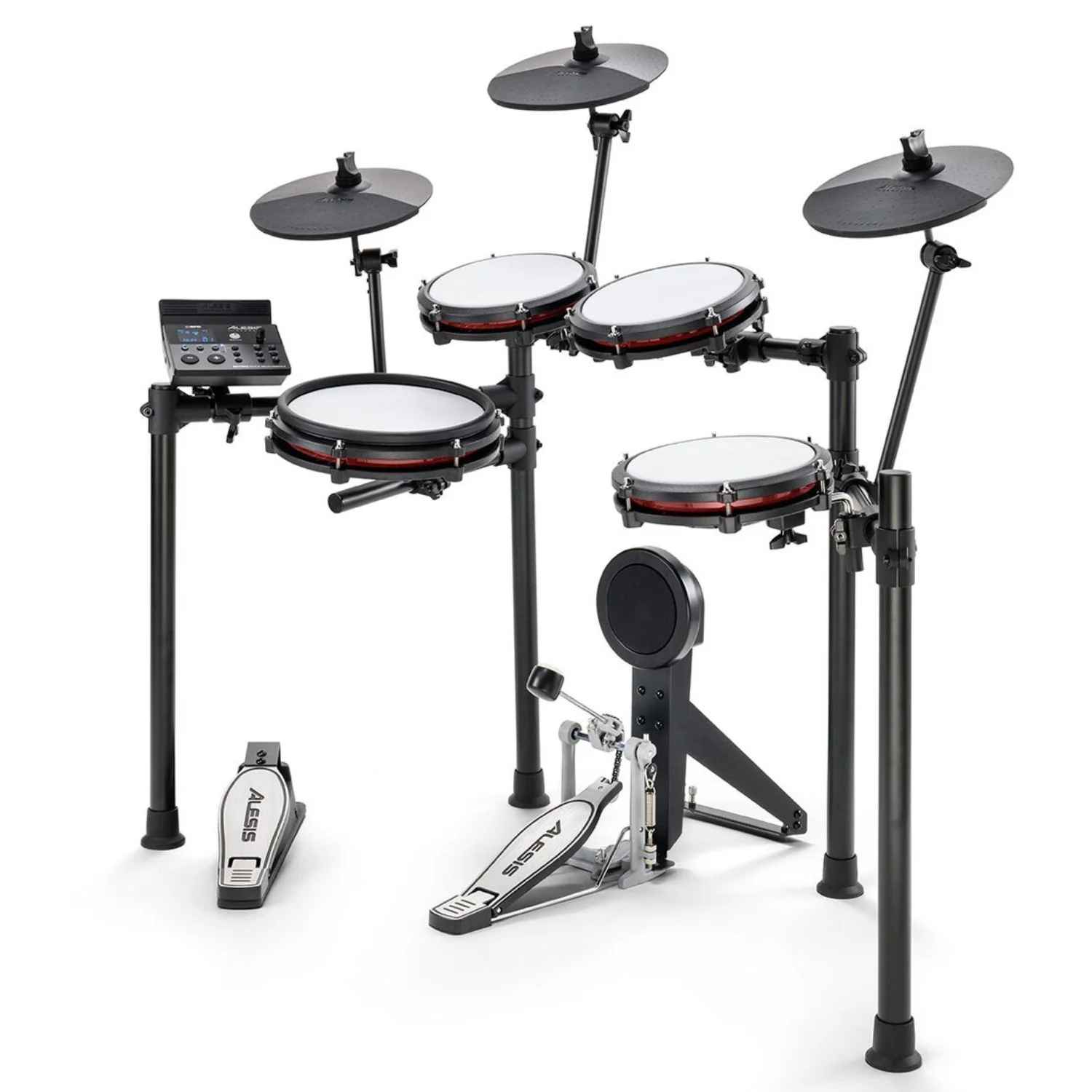 Alesis Nitro Max Kit Eight Piece Electronic Drum Kit with Mesh Heads and Bluetooth - Image 2