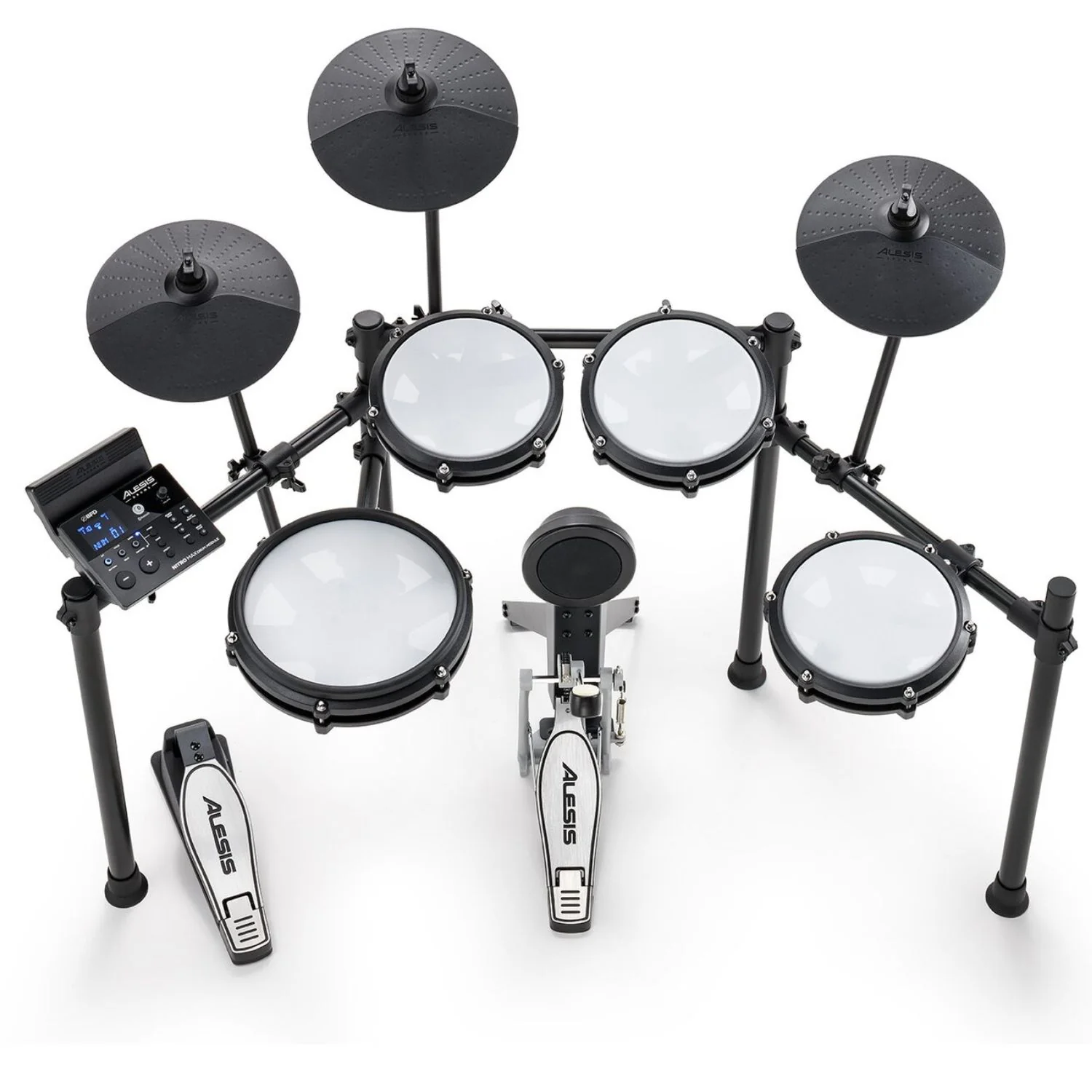 Alesis Nitro Max Kit Eight Piece Electronic Drum Kit with Mesh Heads and Bluetooth - Image 3