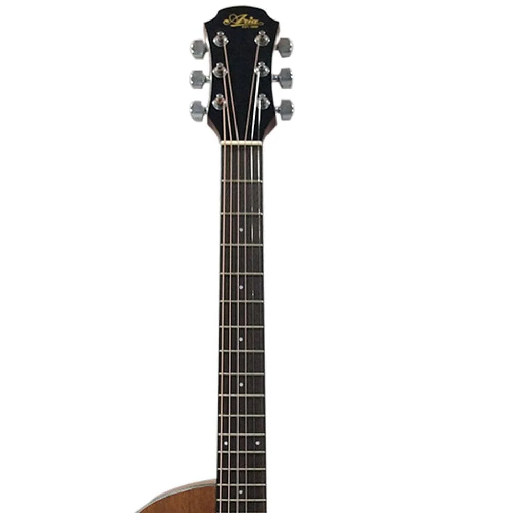 Aria FET M2 Meranti Thin-Body Cutaway Acoustic Guitar - Image 5