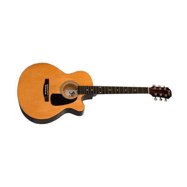 Aria Fiesta 30041C Acoustic Cutaway Guitar - Natural