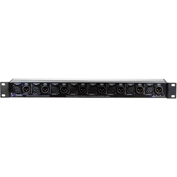 ART S8-3 Way 8-Channel 3-Way Microphone Splitter