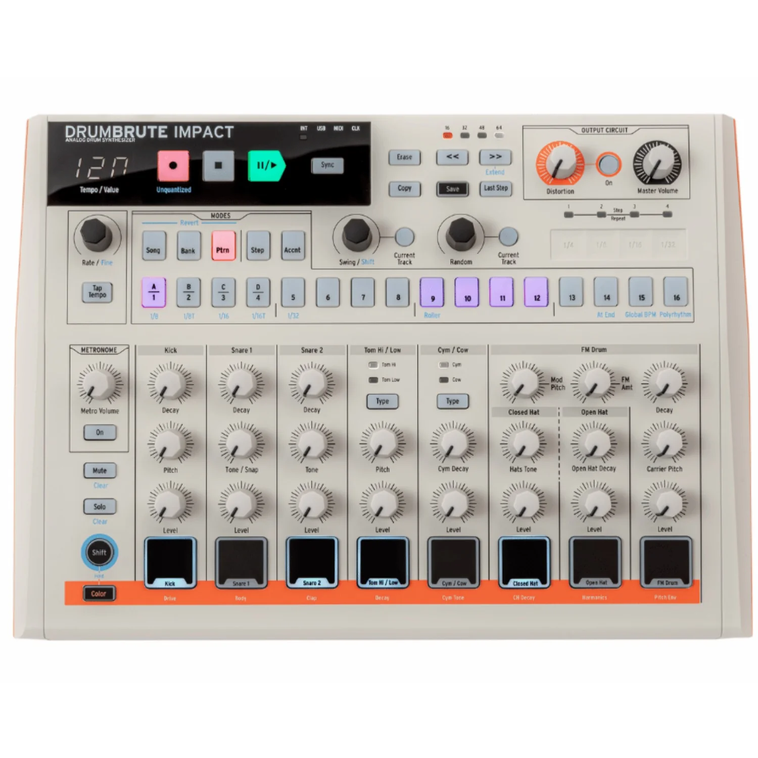 Arturia DrumBrute Impact 1984 Analog Drum Synthesizer