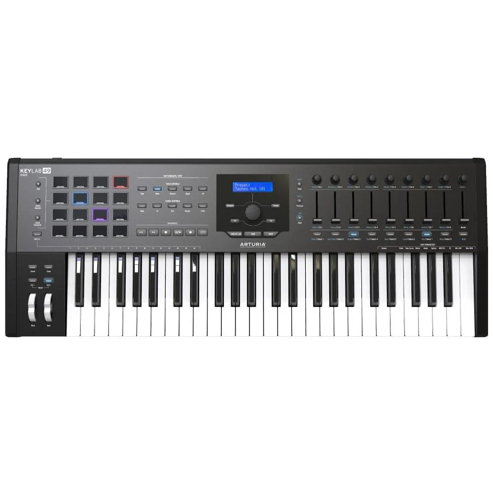 Arturia Keylab 49 MKII Midi Keyboard Controller With Gigbag, Polishing Cloth& Ebook - Image 2