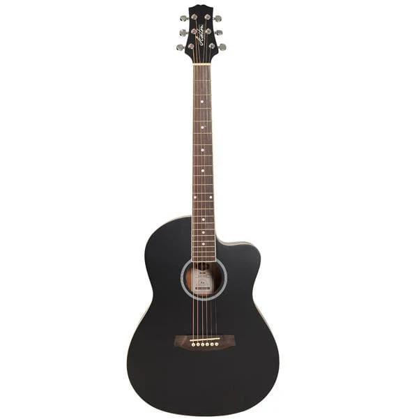 Ashton D10C 39-inch Cutaway Acoustic Guitar with Gigbag, Picks, Strap, Cloth & Ebook - Image 6