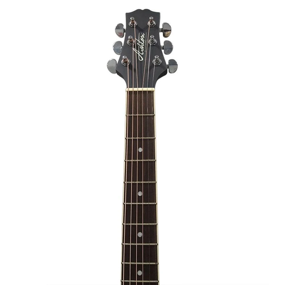 Ashton D10CEQ 39-inch Cutaway Electro Acoustic Guitar with EQ - Image 30