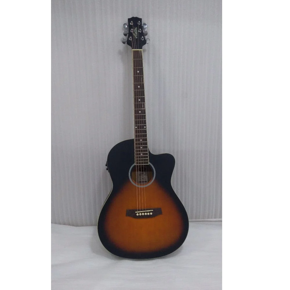 Ashton D10CEQ 39-inch Cutaway Electro Acoustic Guitar with EQ - Open Box B Stock