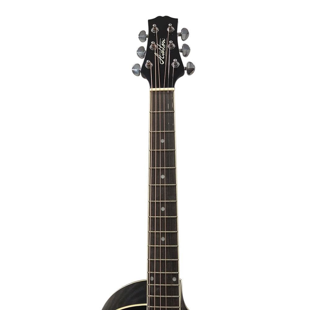 Ashton D10CEQ 39-inch Cutaway Electro Acoustic Guitar With Gigbag, Picks, Strap, Cloth & Ebook - Image 11