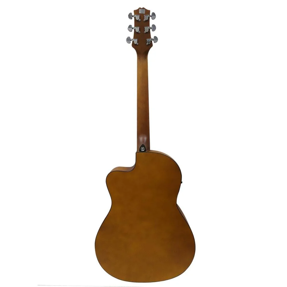 Ashton D10CEQ 39-inch Cutaway Electro Acoustic Guitar With Gigbag, Picks, Strap, Cloth & Ebook - Image 19