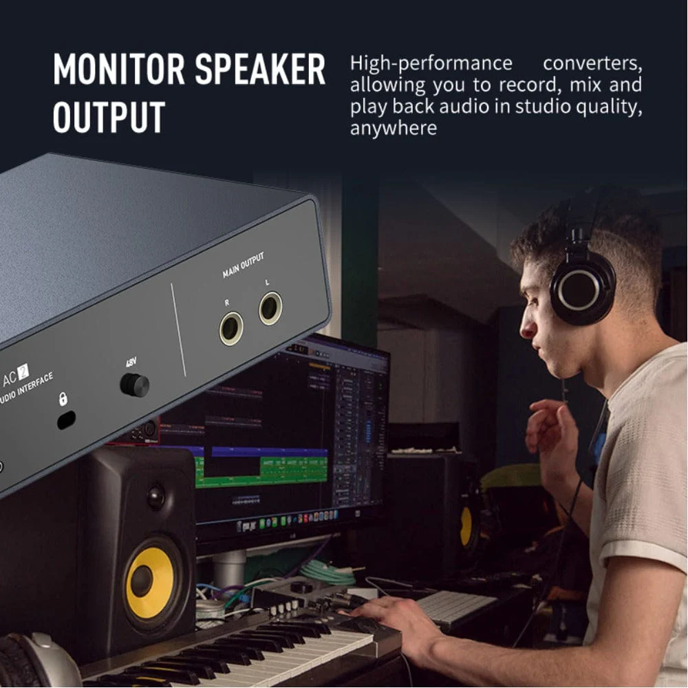 Audio Array 24 bit 192KHz 2in/2out Audio Interface - Image 2