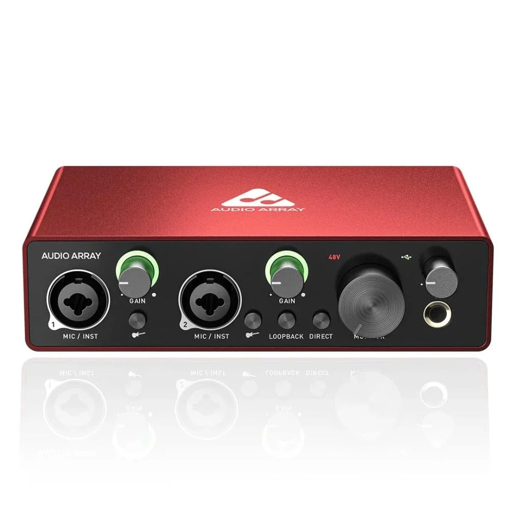 Audio Array 24 bit 192KHz 2in/2out Audio Interface - Image 3