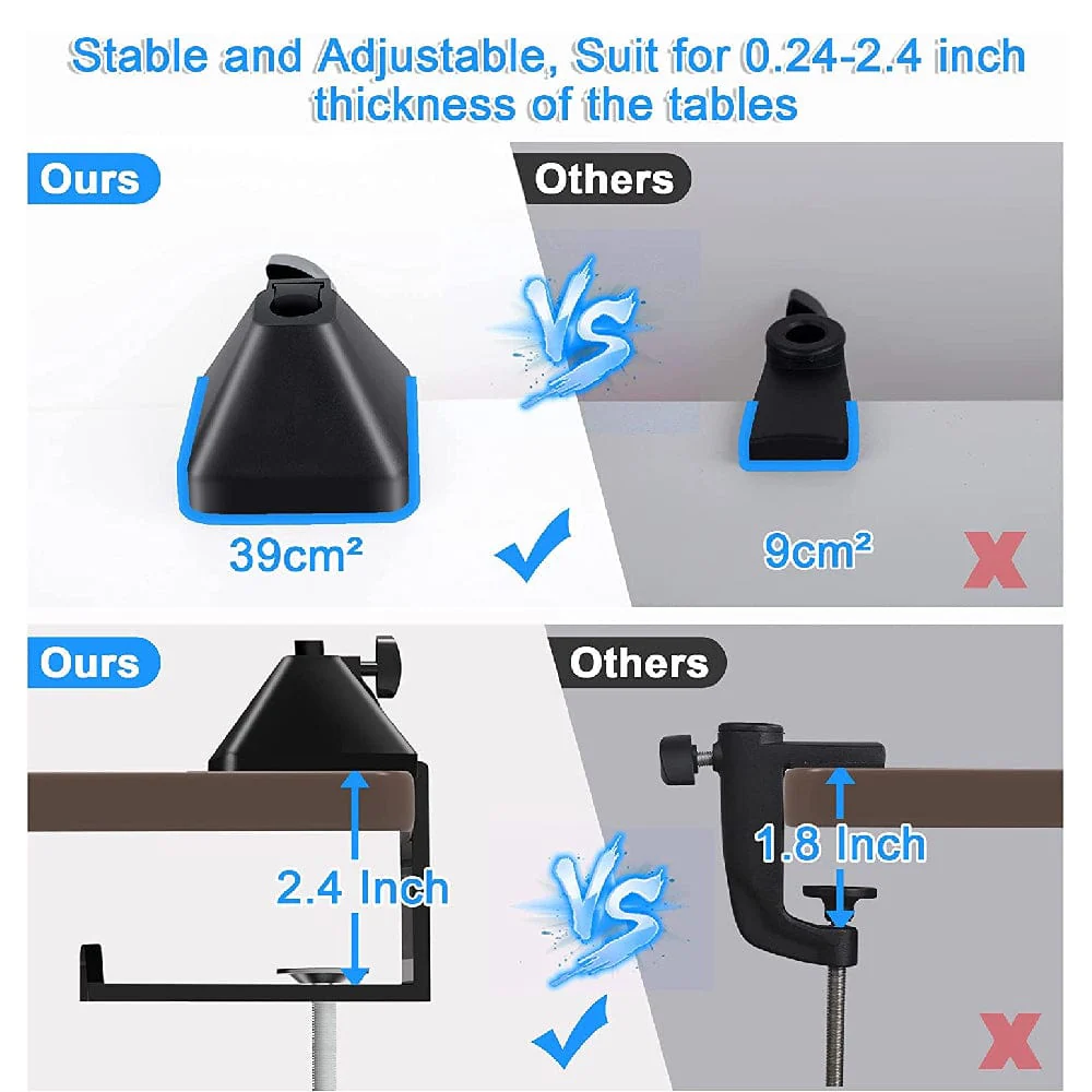 Audio Array AA-14 Long Springless Microphone Arm Stand - Image 5