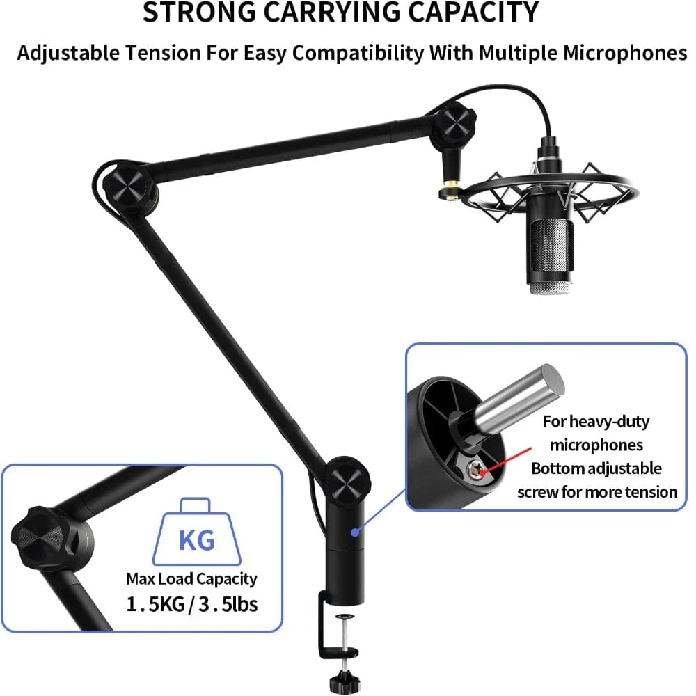 Audio Array AA-15 Microphone Arm Stand - Image 5