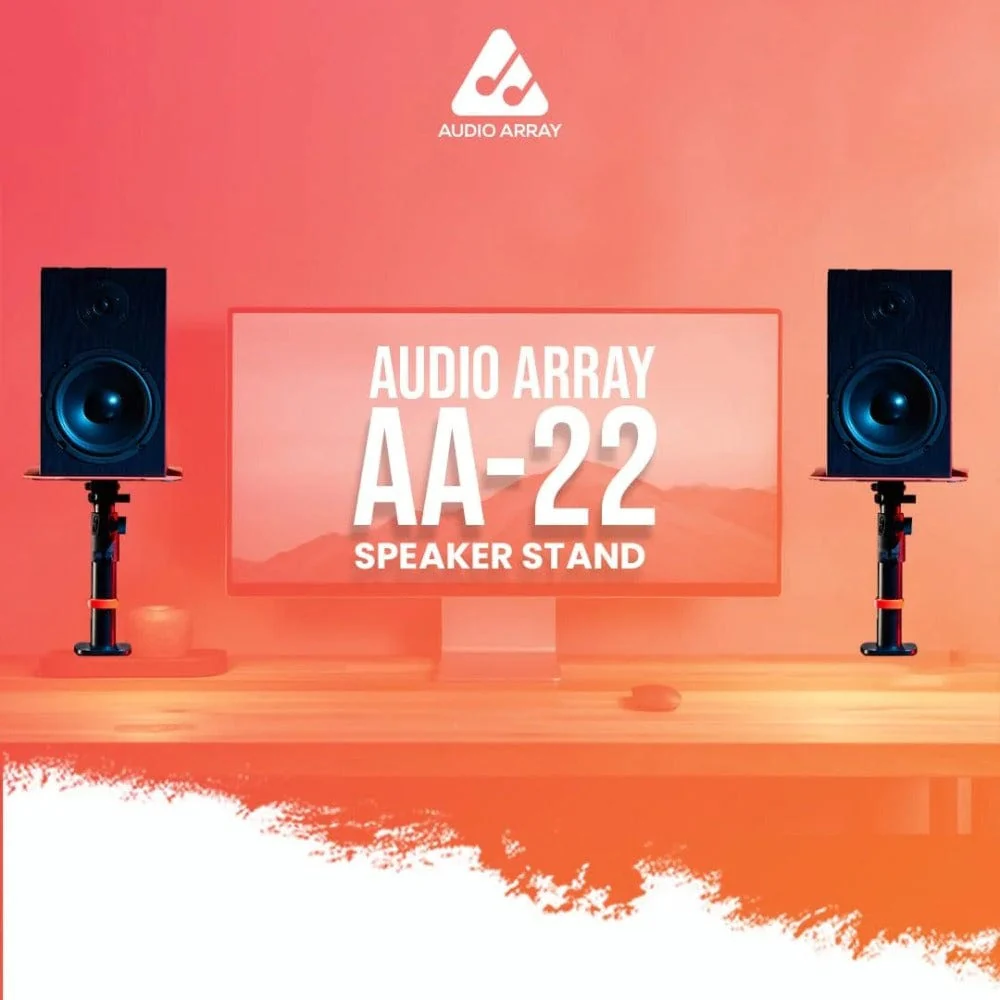 Audio Array AA-22 Desktop Mount Speaker Stands - Image 2
