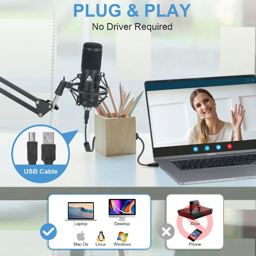 Audio Array AM-C1 USB Condenser Microphone Kit - Image 6
