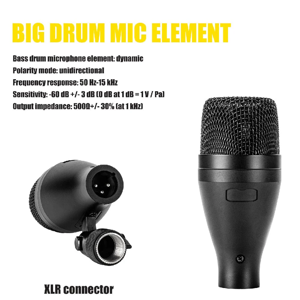 Audio Array AM-K3 Wired Microphone Drum Kit - Image 10