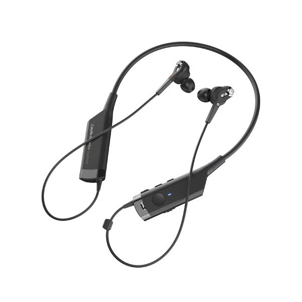 Audio-Technica ATH-ANC40BT QuietPoint Active Wireless Headphones - Black - Image 2