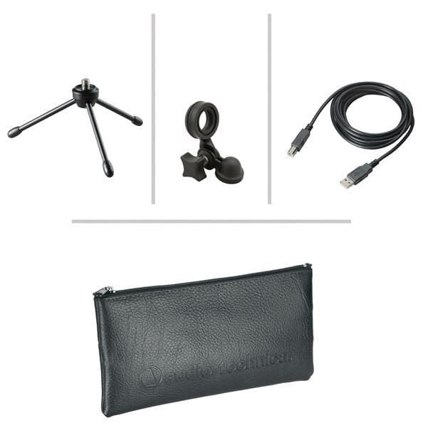 Audio-Technica Home Creation Bundle With AT2020 USB Plus Cardioid Condenser USB Microphone & ATH-M20X Headphone - Image 5