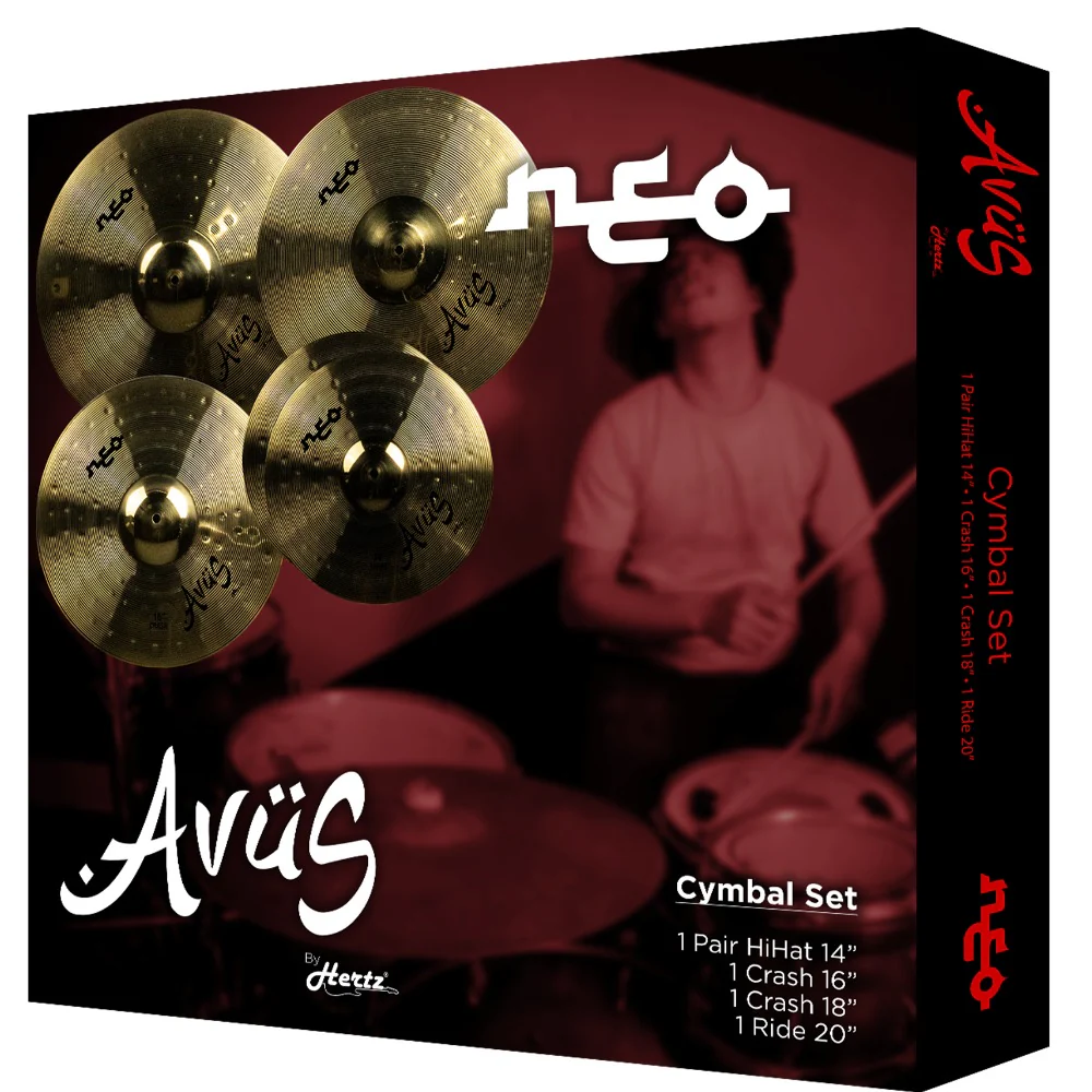 Avus Neo 1 Gold 5 Piece Cymbal Pack - Image 6