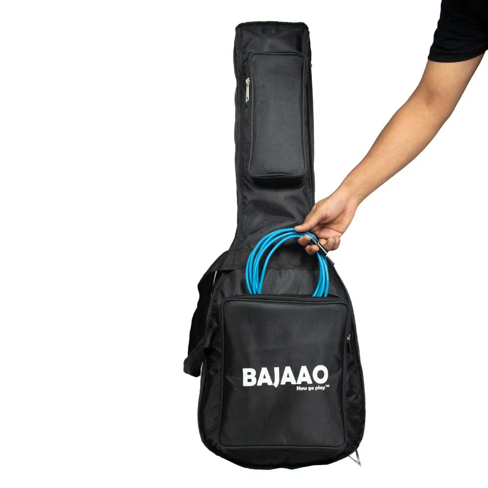Bajaao Dual Electric Guitar Gig Bag with 12mm Padding for 2 Electric Guitars - Image 6