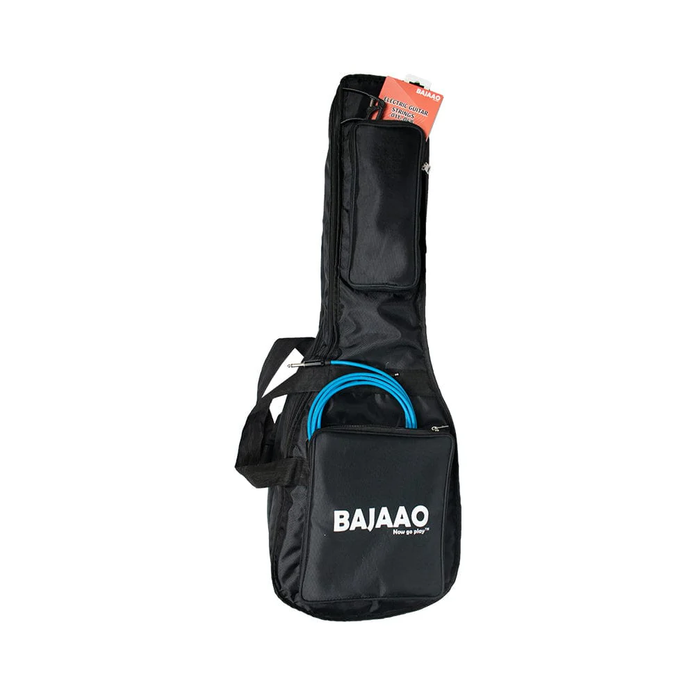 Bajaao Dual Guitar Gig Bag with 12mm Padding For One Acoustic & One Electric Guitar - Image 7