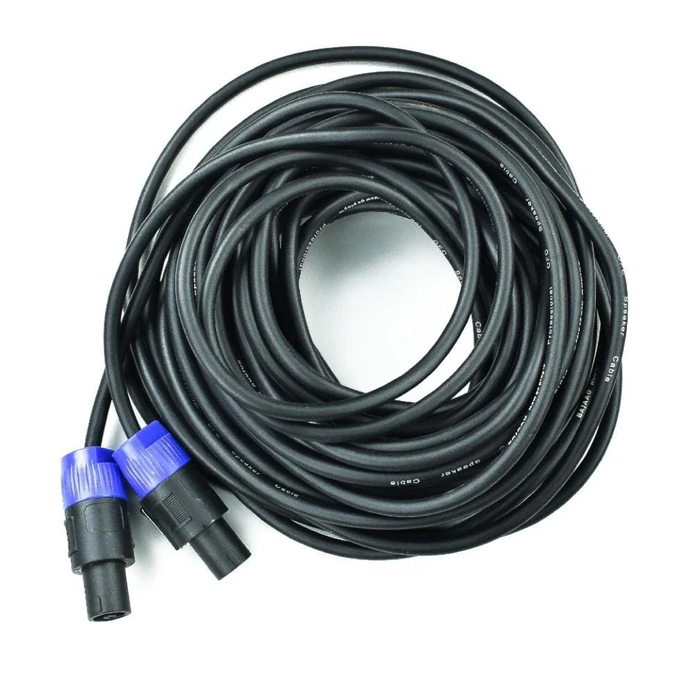 Bajaao Speakon to Speakon Speaker Cables - Black - Image 6