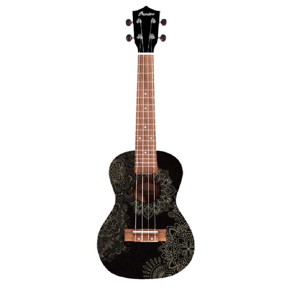 Bamboo New Generation Black Edition Series Concert Ukulele with Gig Bag