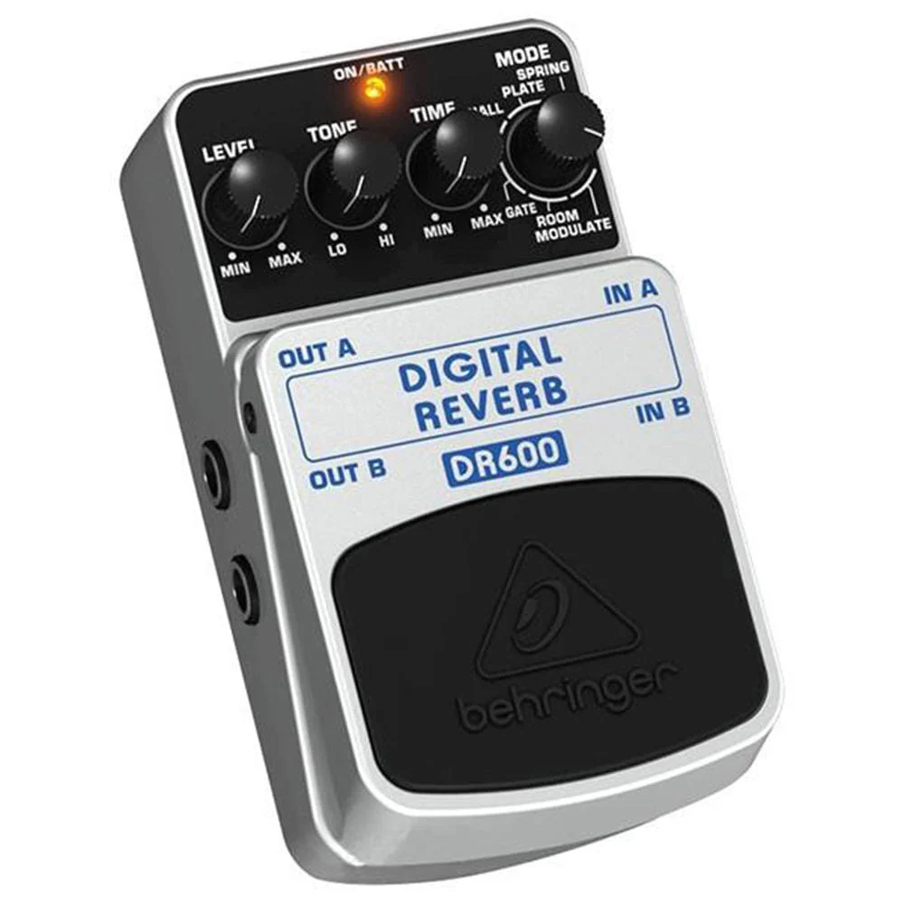 Behringer DR600 Digital Reverb Guitar Effects Pedal - Open Box - Image 5
