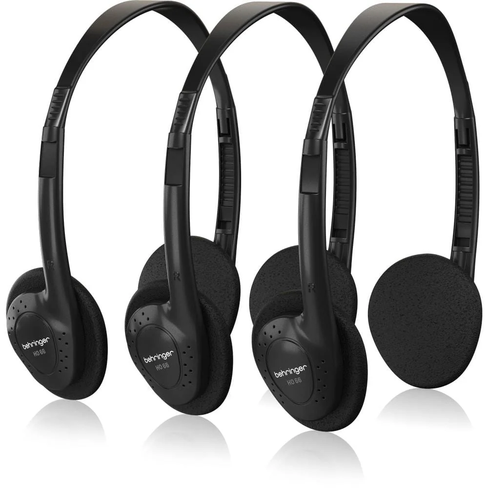 Behringer HO 66 Stereo Headphones 3 Multipack - Image 2