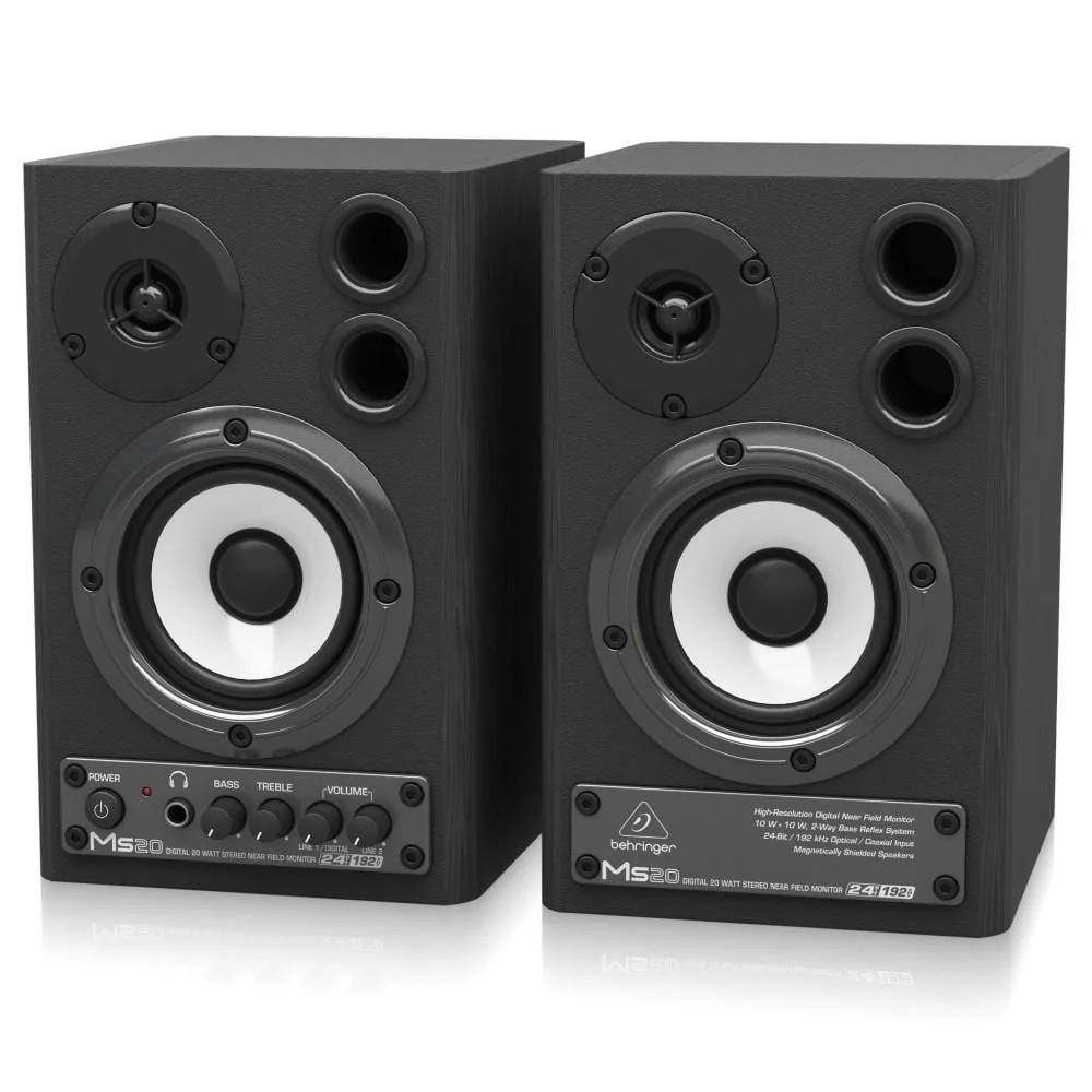 Behringer MS20 24-Bit/192 kHz Digital 20-Watt Stereo Near Field Monitors - Image 3