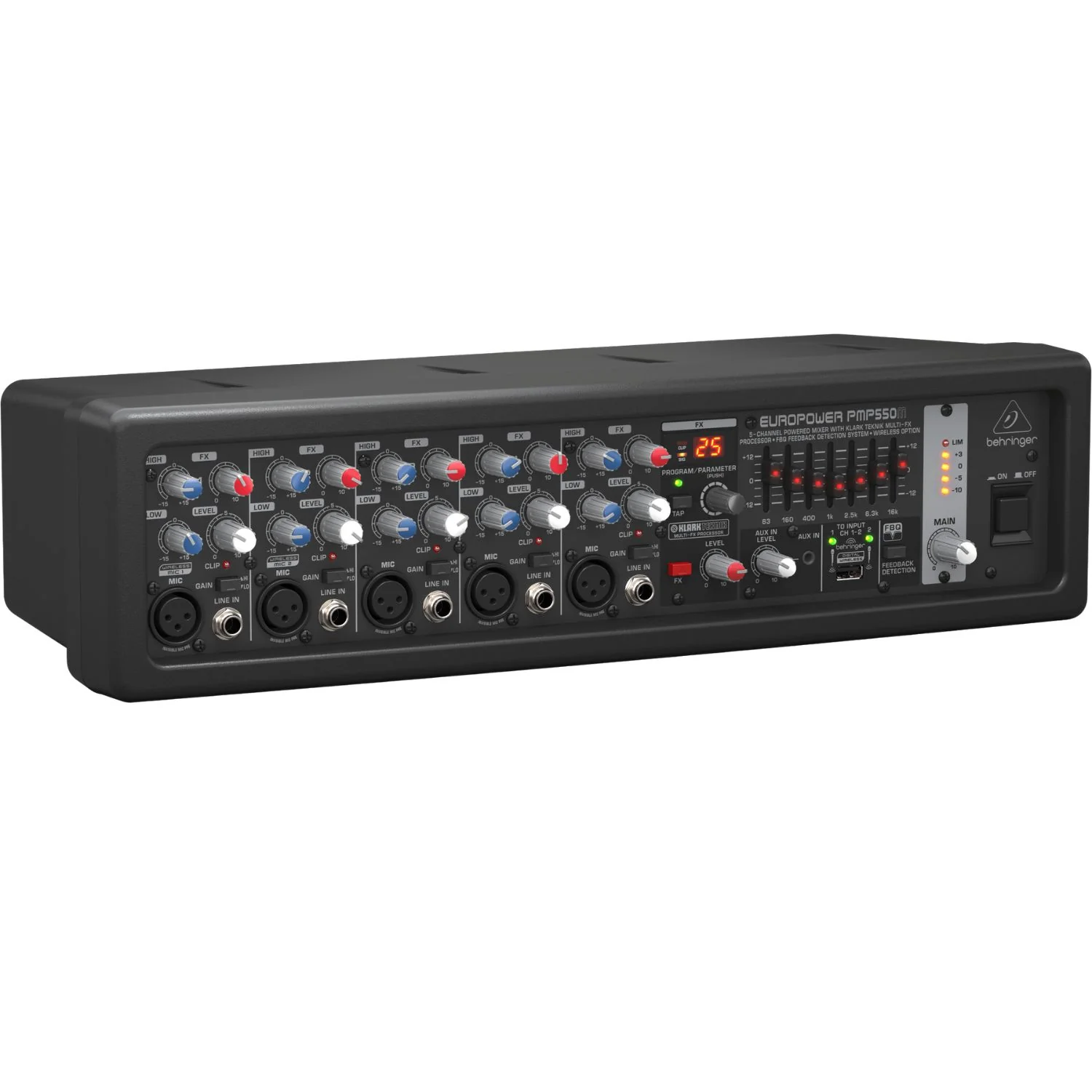 Behringer PMP550M Powered Mixer - Image 3