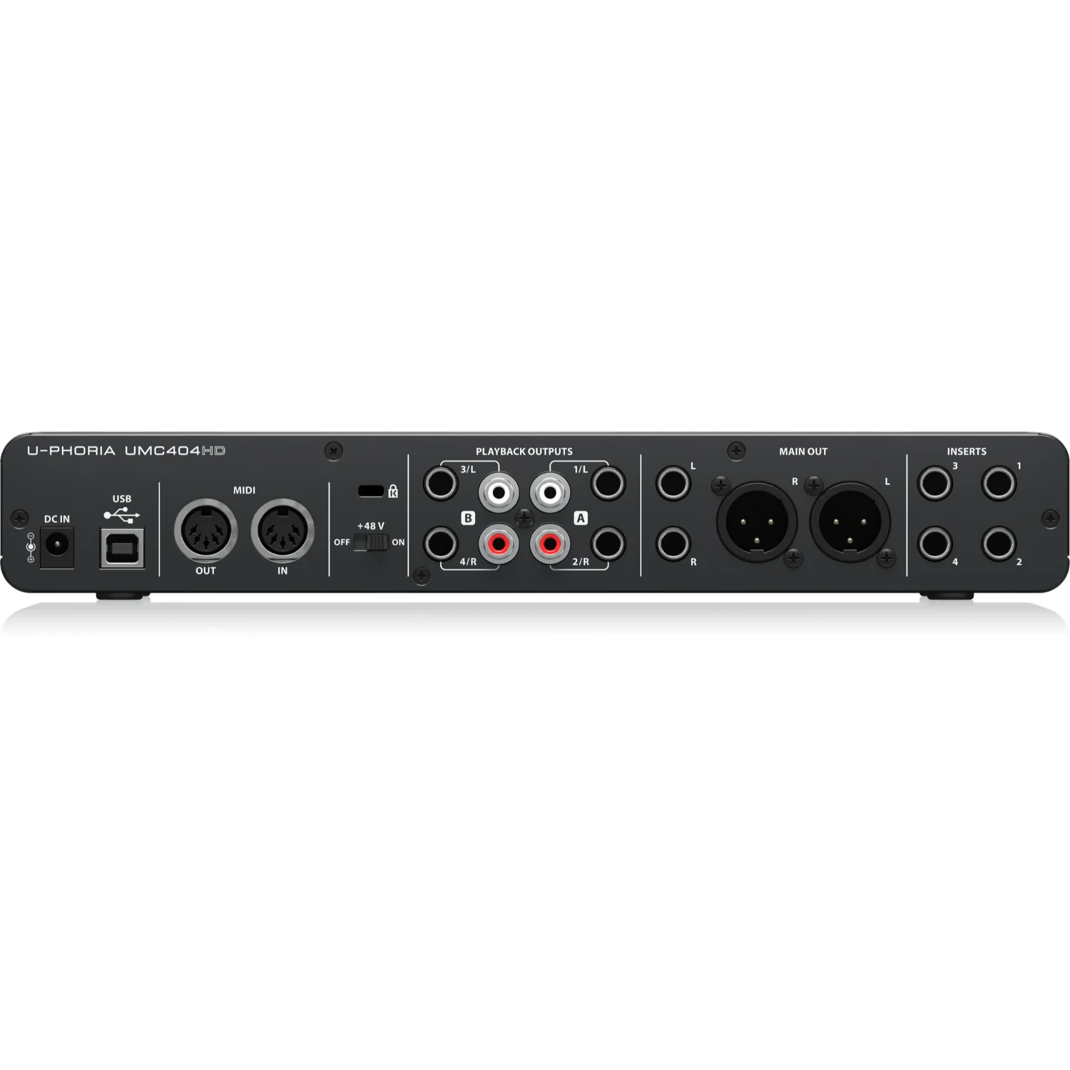 Behringer U-PHORIA UMC 404HD 24-Bit USB Audio Midi Interface - Image 3