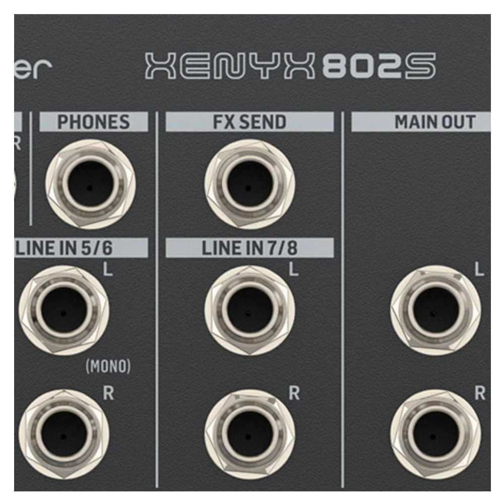 Behringer XENYX 802S Premium Analog 8-Input Mixer with USB Streaming Interface - Image 4
