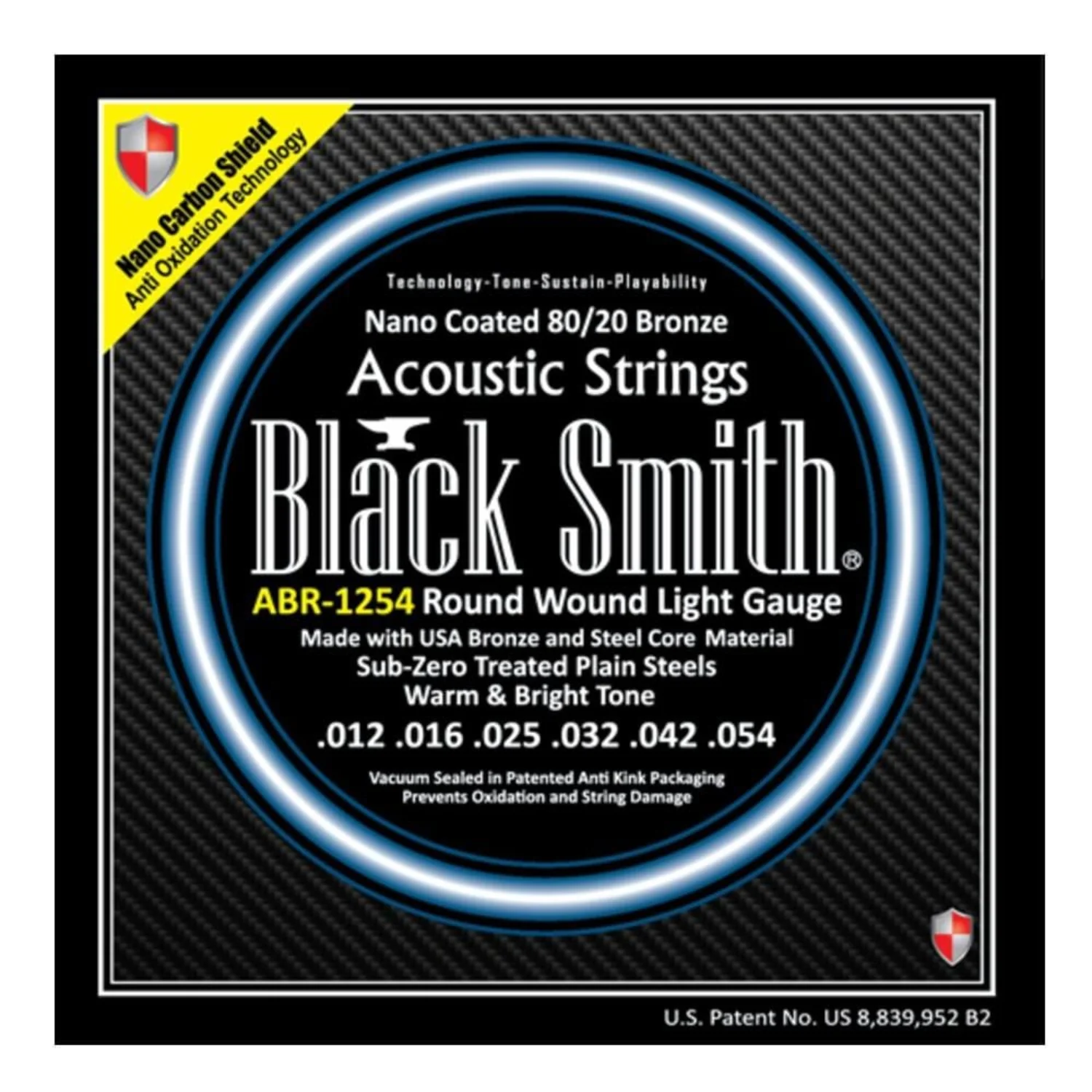 Black Smith Nano Coated 80 / 20 Bronze Acoustic Guitar Strings - Image 5