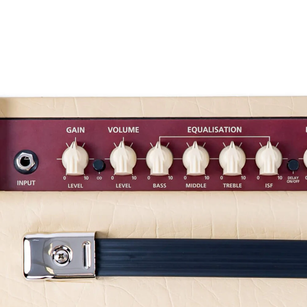 Blackstar Debut 30E Cream Oxblood Acoustic Guitar Amplifier - Image 5