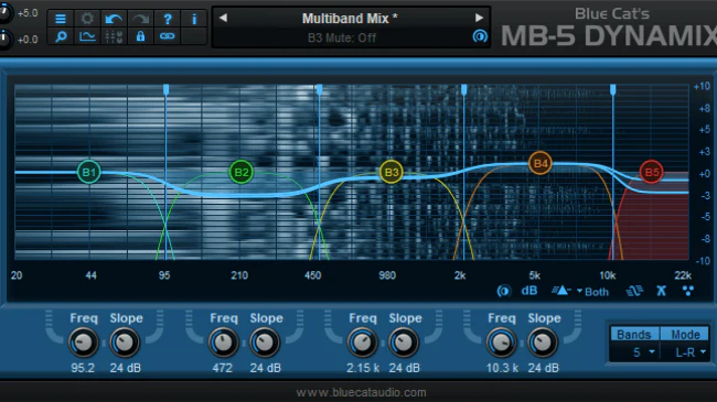 Blue Cat MB-5 Dynamix Multi-band Dynamics Processor – Professional Audio Software & Plugin - Image 4