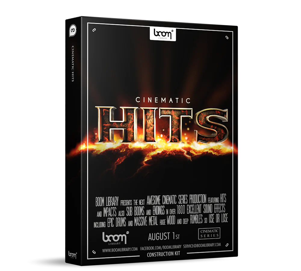 Boom Cinematic Hits CK Sound Effects Construction Kit – Professional Audio Software & Plugin