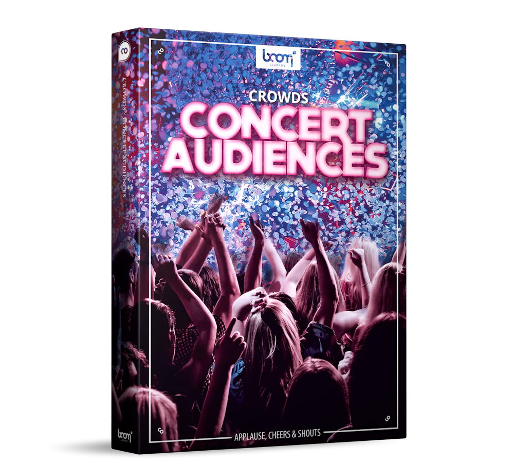 Boom Crowds Concert Audiences: Realistic Crowd Ambience – Professional Audio Software & Plugin