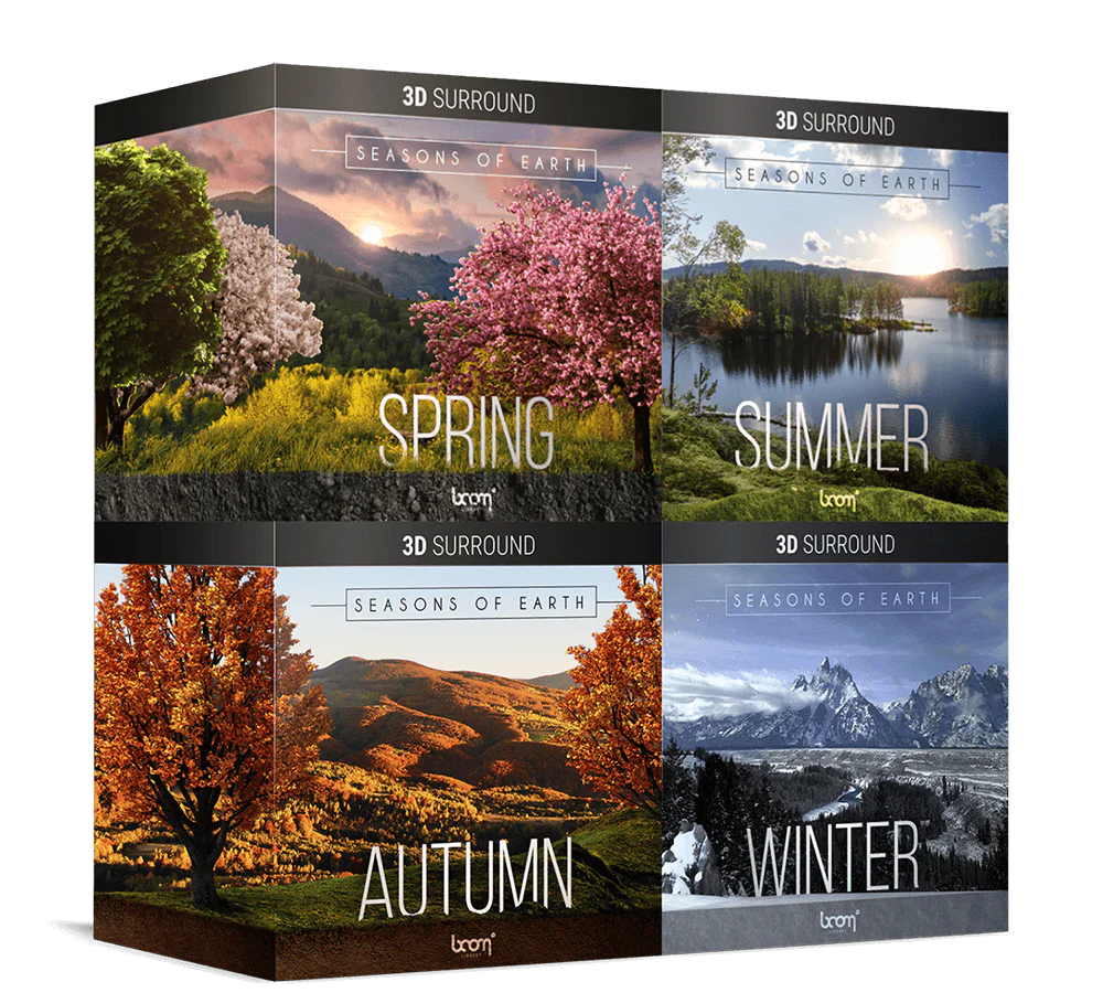 Boom Seasons of Earth Bundle Surround: Seasonal Ambience Bundle – Professional Audio Software & Plugin - Image 2