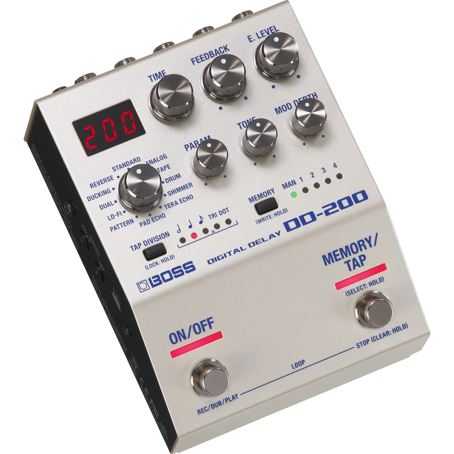 Boss DD-200 Digital Delay Guitar Effect Pedal - Image 2