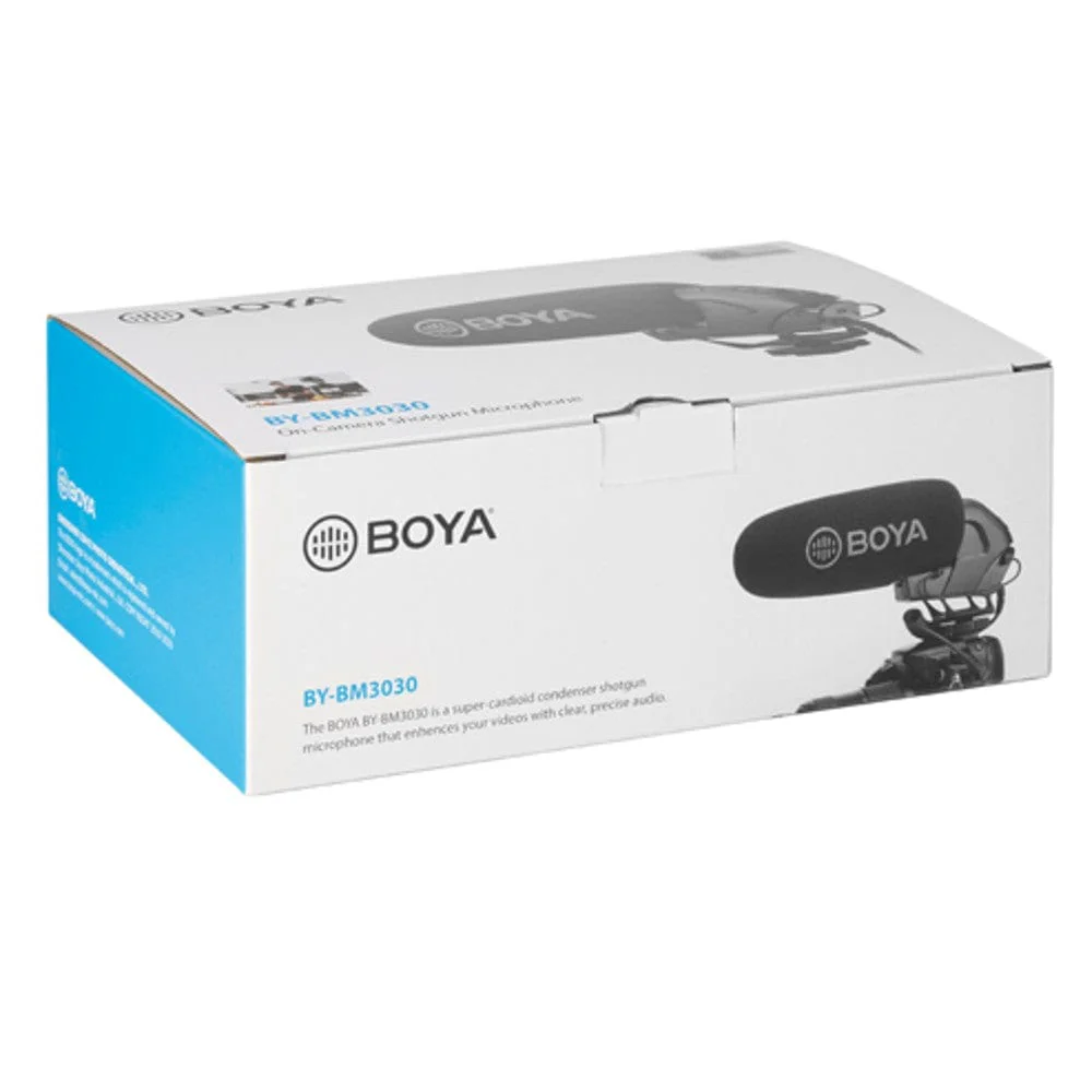 Boya BY-BM3030 On-Camera Super-Cardioid Condenser Shotgun Microphone - Image 9