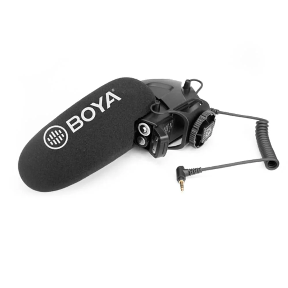 Boya BY-BM3030 On-Camera Super-Cardioid Condenser Shotgun Microphone - Open Box - Image 2