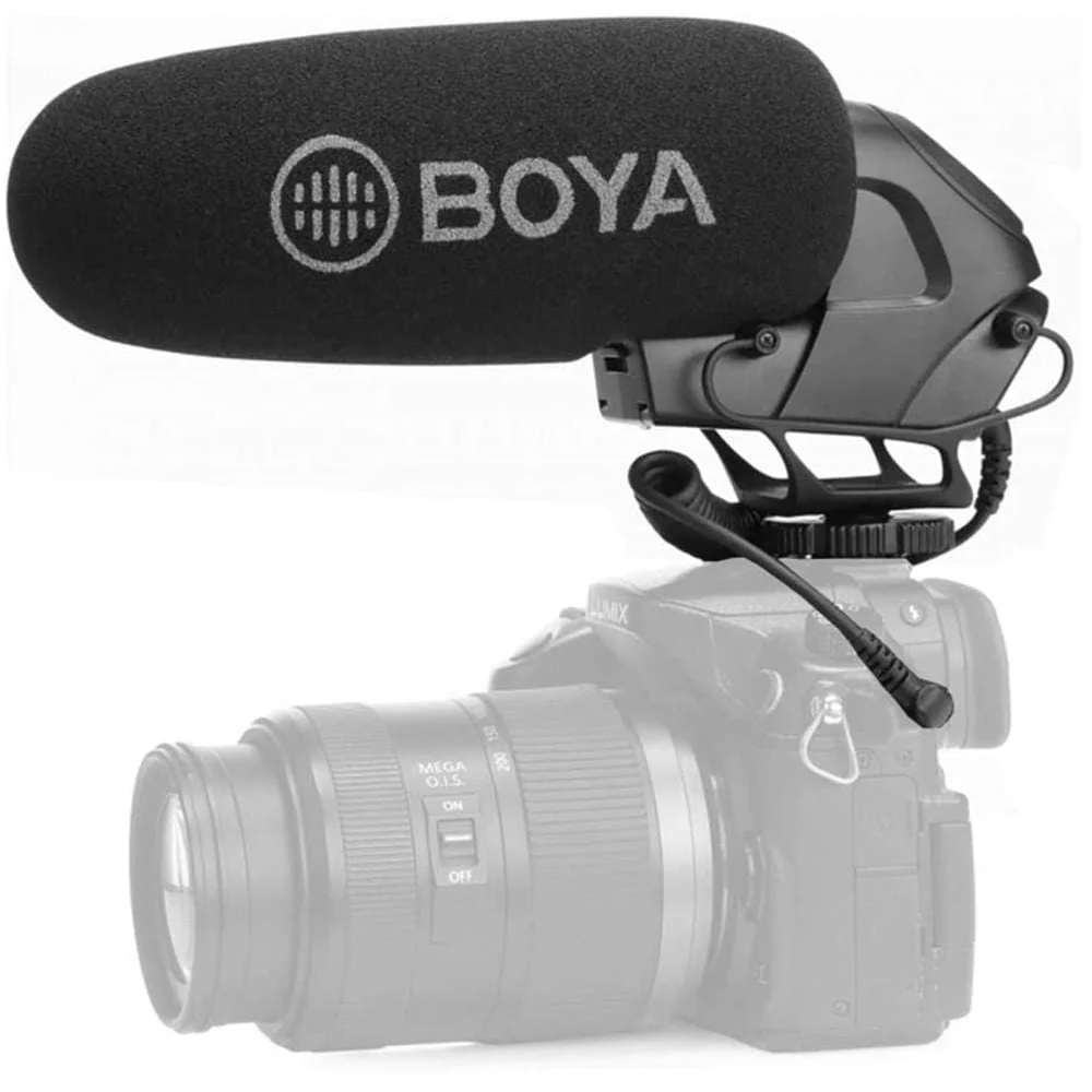 Boya BY-BM3032 Directional On-Camera Super-Cardioid Shotgun Condenser Microphone - Image 4