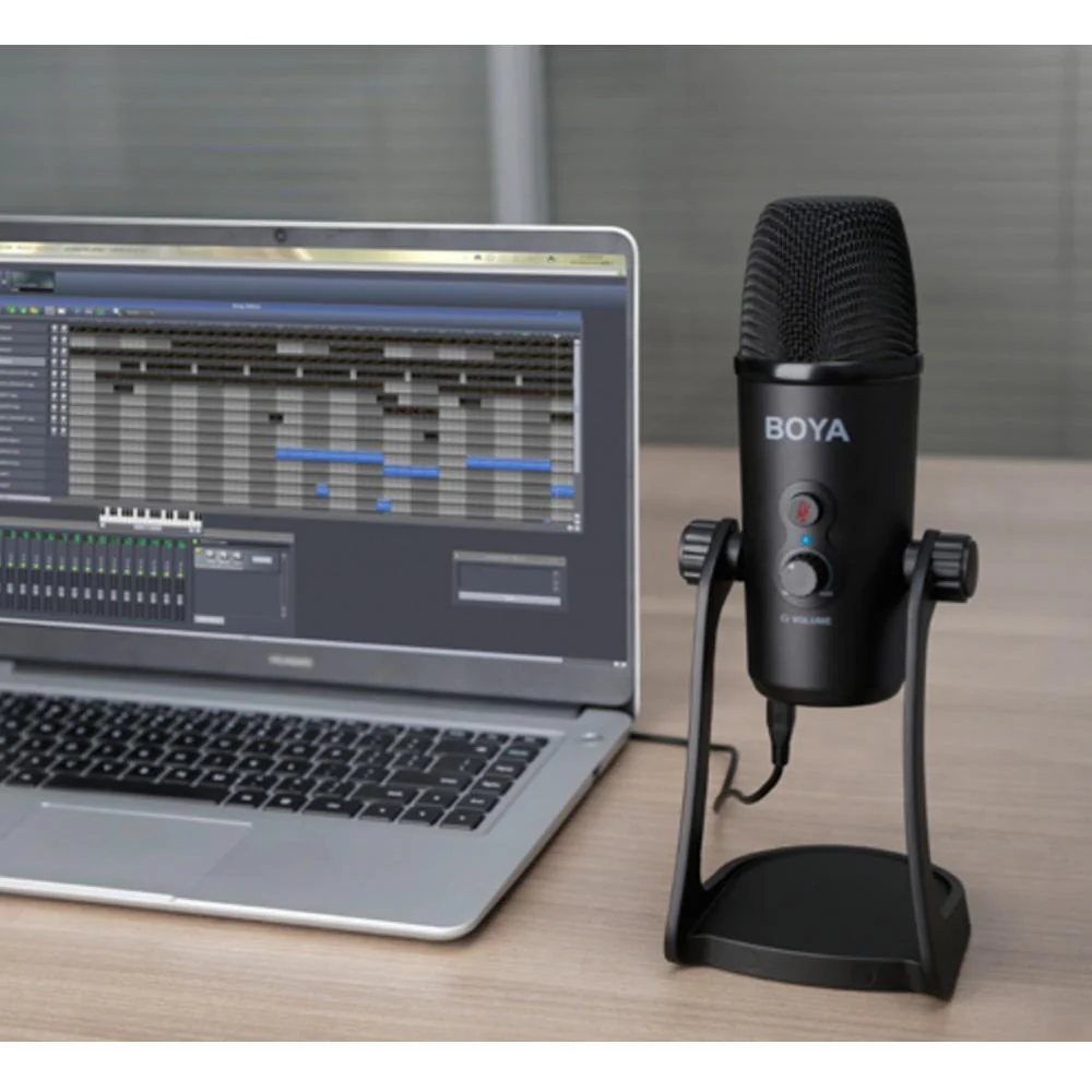 Boya BY-PM700 USB Condenser Microphone - Black - Open Box - Image 6