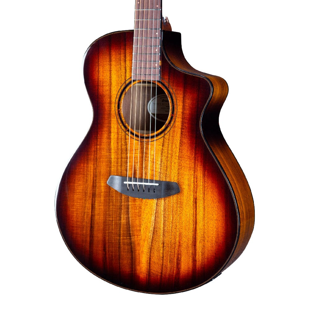 Breedlove Pursuit Exotic S Concert Edgeburst CE Koa-Koa Electro Acoustic Guitar - Image 4