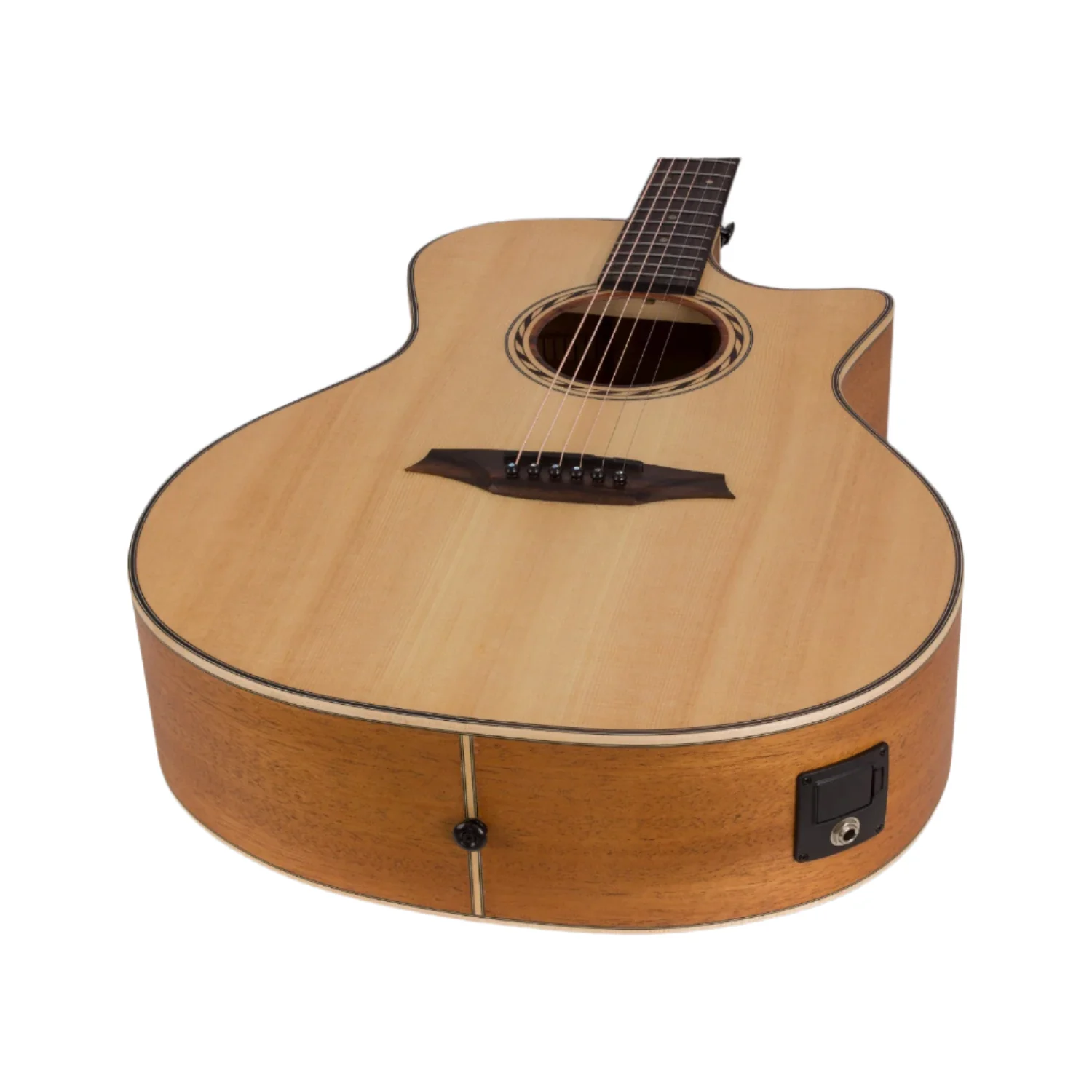 Bromo BAT2CE Tahoma Series Solid Top 6 String Electro Acoustic Guitar - Image 4